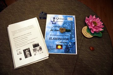 Certificado de Ilahinoor por Ana Ortiz